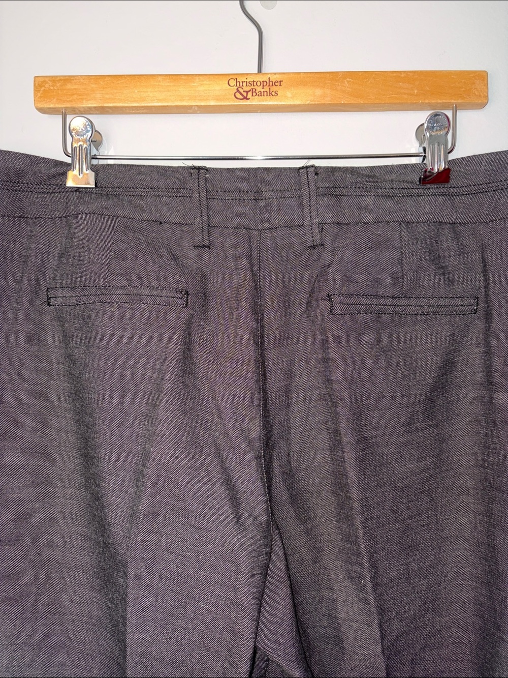 new directions Women's Straight Leg Dress Pants in Charcoal Gray size 12 - Picture 5 of 5